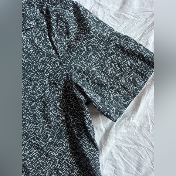 Perry Ellis Men's Blue Gray Patterned Button Up Shirt Size Large Slim Fit - Picture 7 of 12